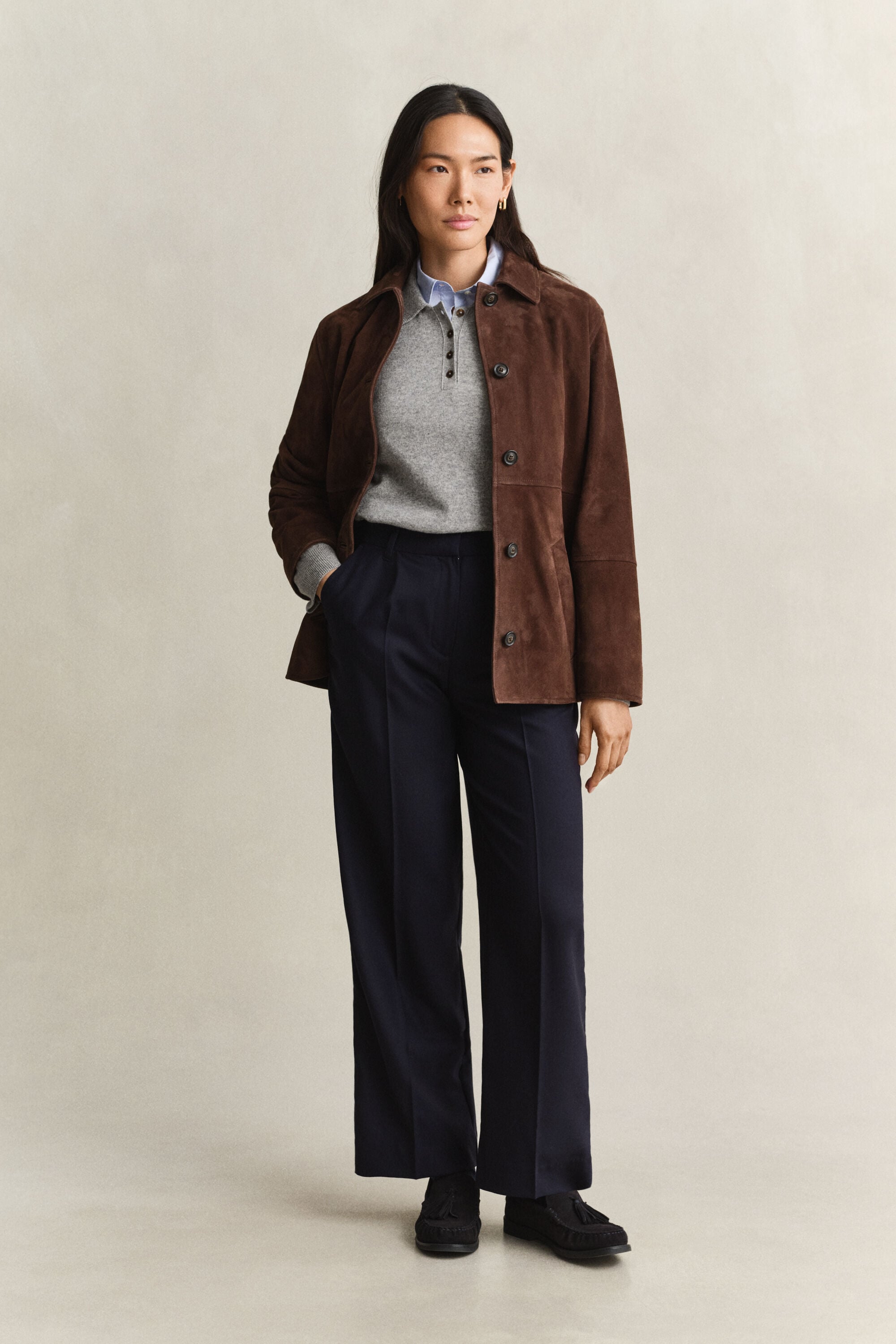 Pull rugger en laine d’agneau