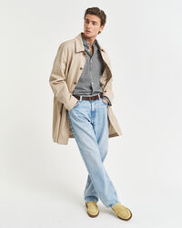 Chemise coupe regular en popeline à carreaux vichy classique