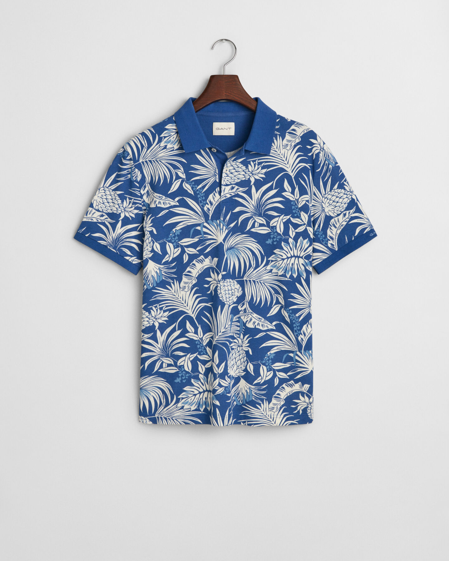 Polo à imprimé tropical