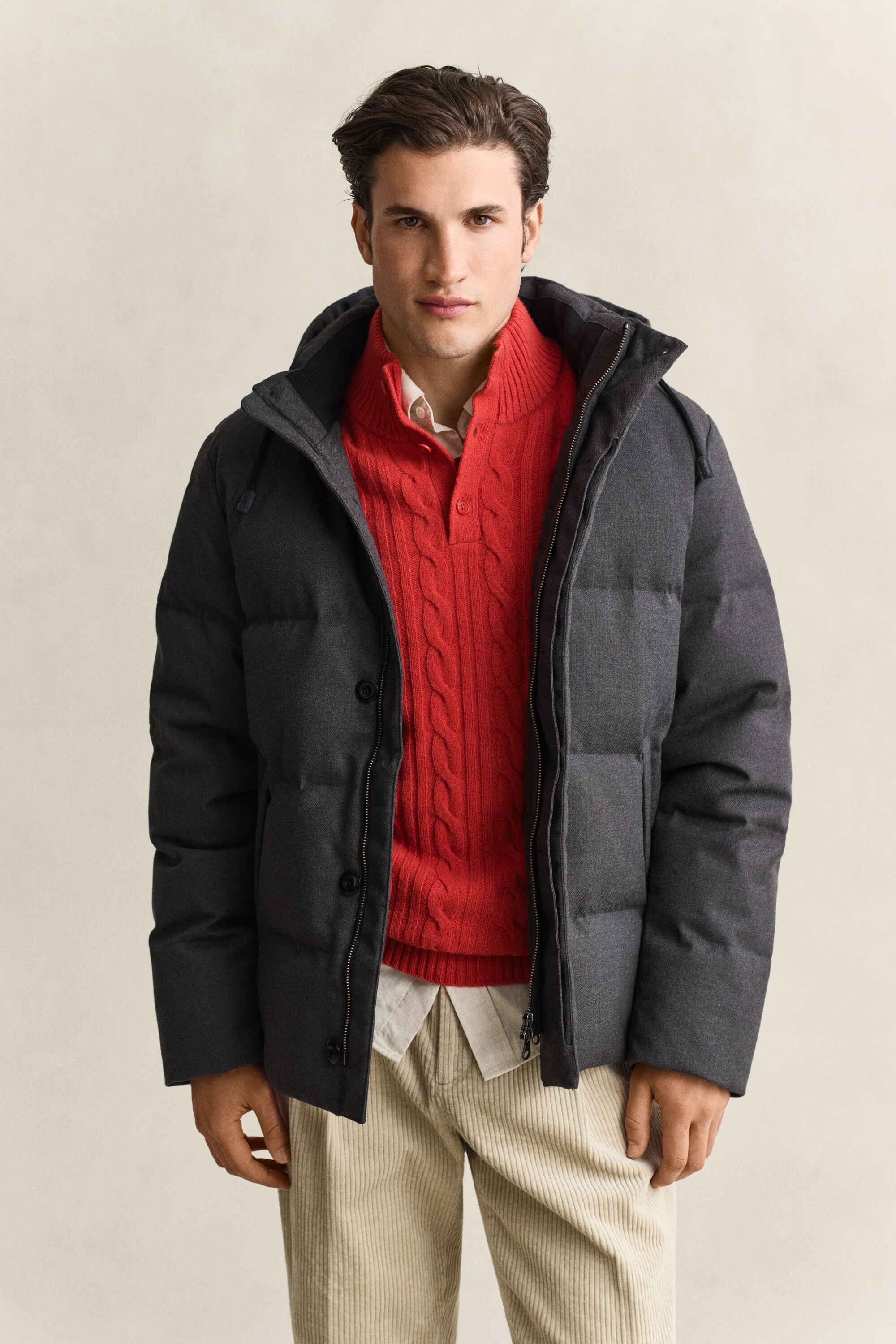 Veste matelassée en flanelle