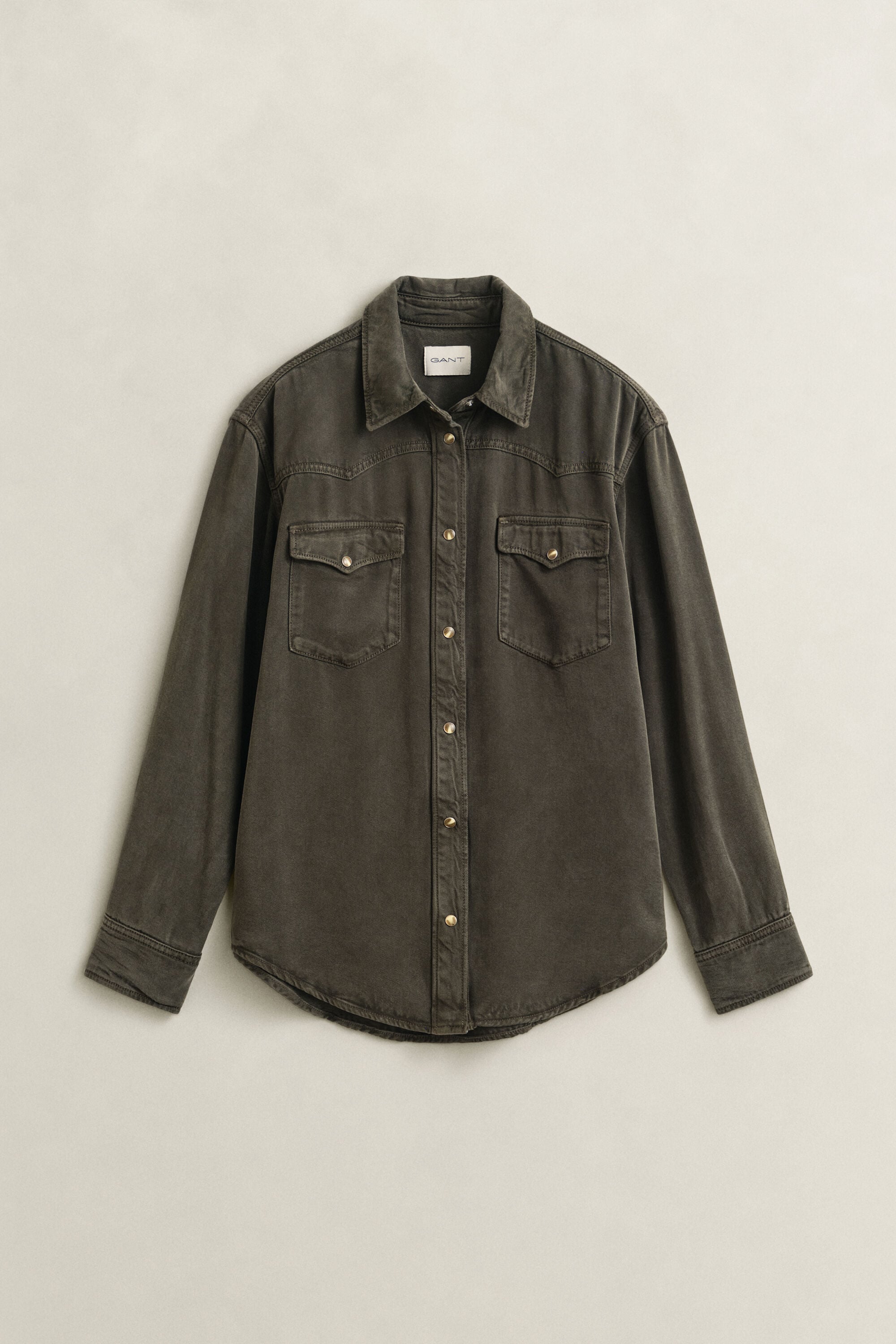 Chemise style ranger en sergé de denim