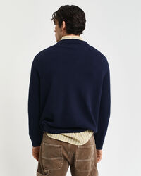 Pull ras du cou avec écusson