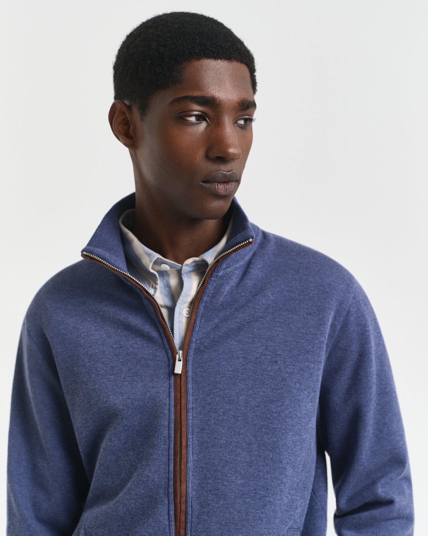 Cardigan zippé Sacker Rib