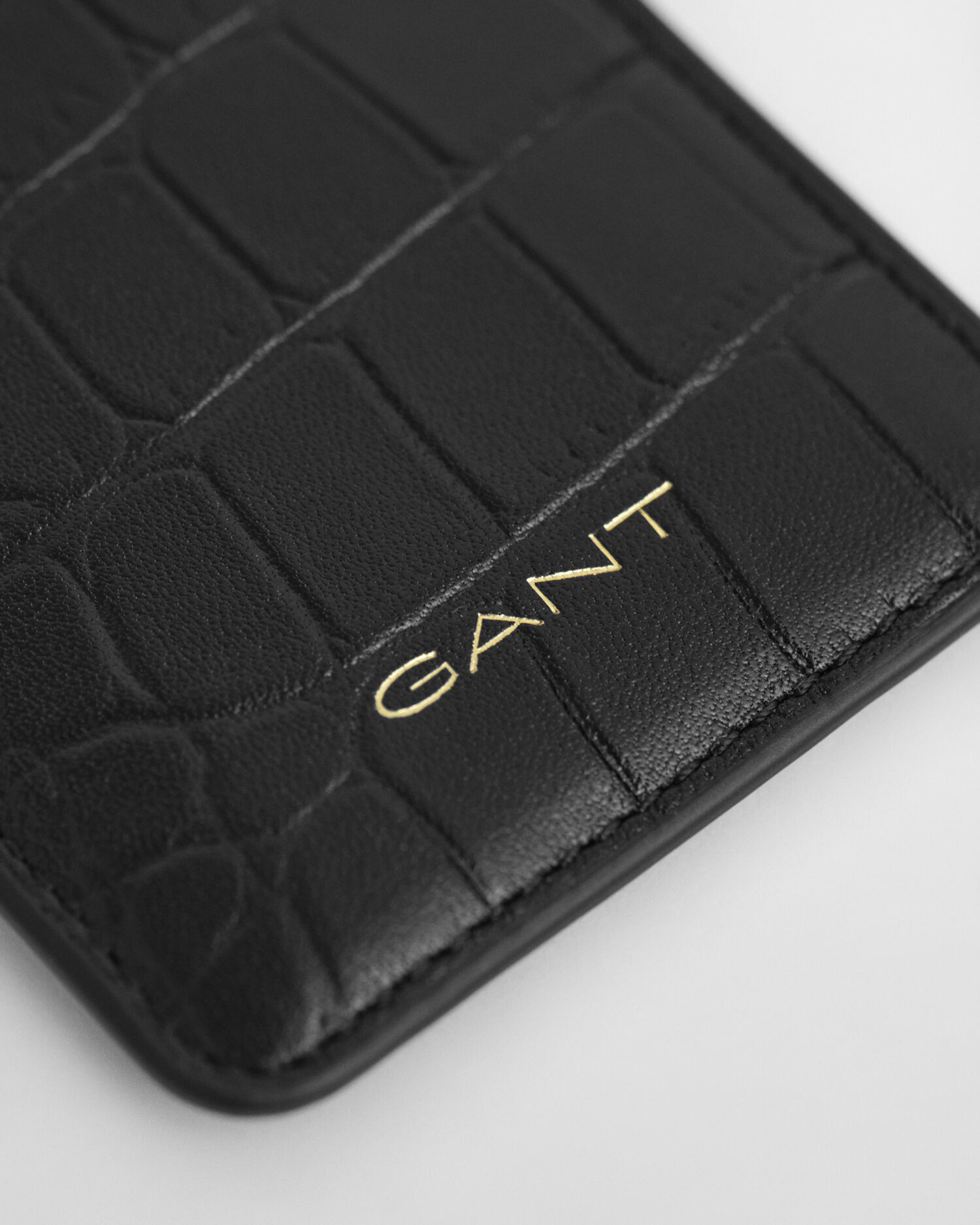 Porte-cartes effet croco