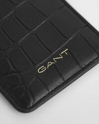 Porte-cartes effet croco