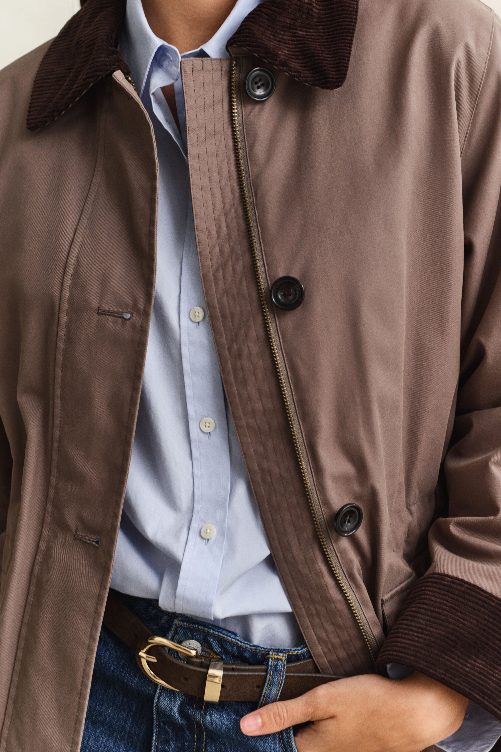 Veste cavalière cirée