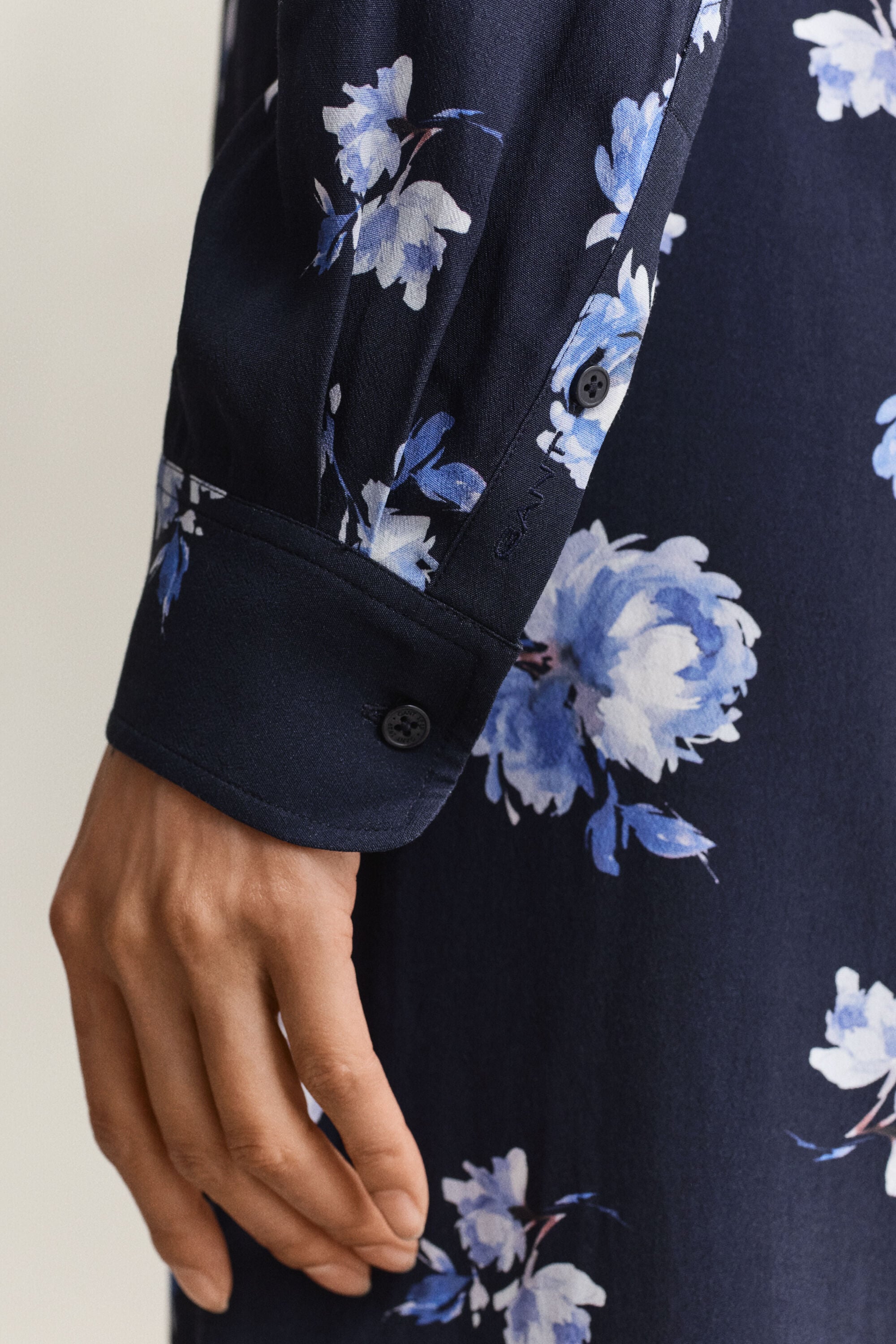 Robe-chemise à imprimé floral