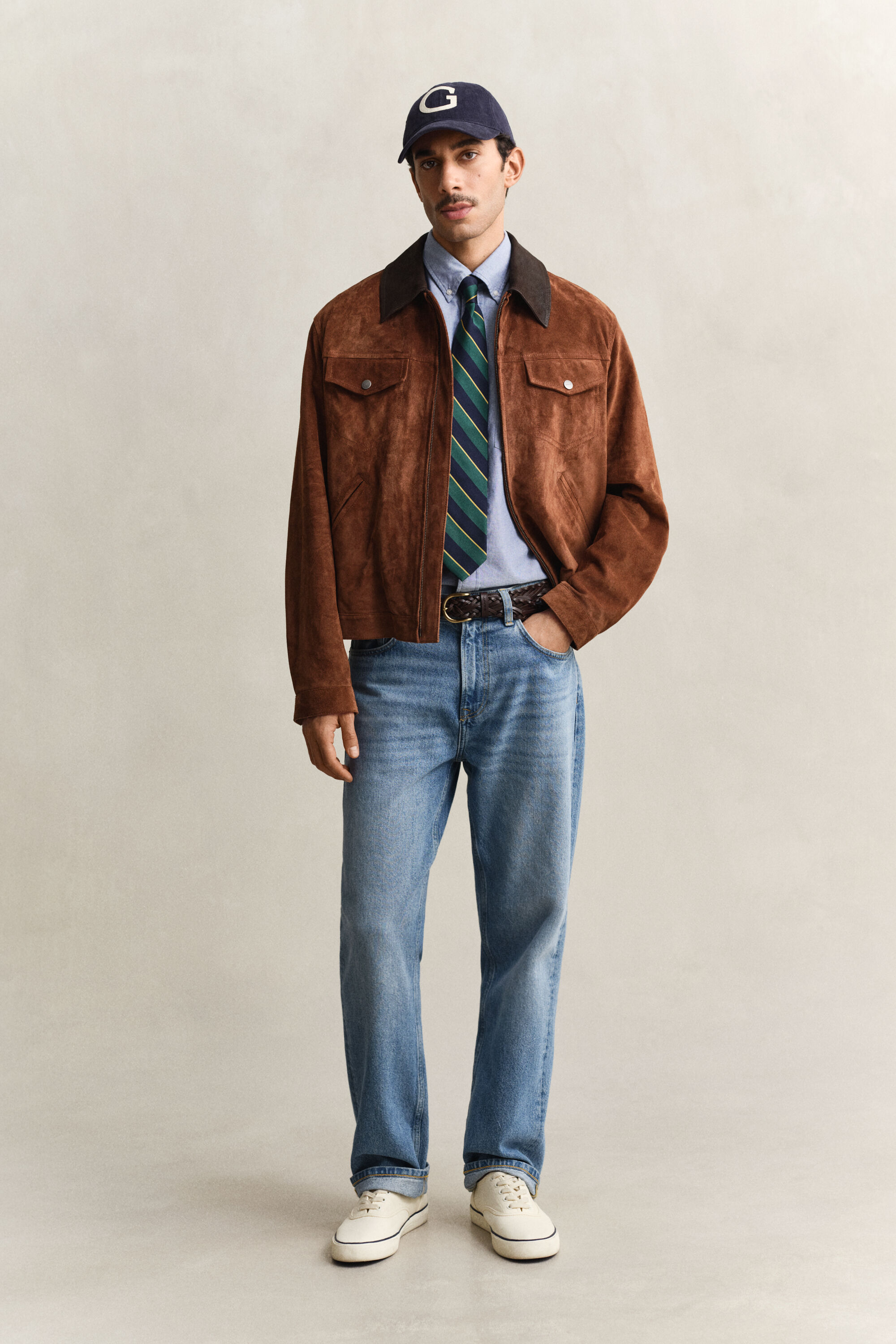 Chemise à manches courtes en coton Oxford classique