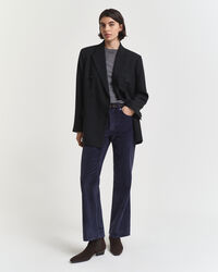 Jean évasé en velours côtelé