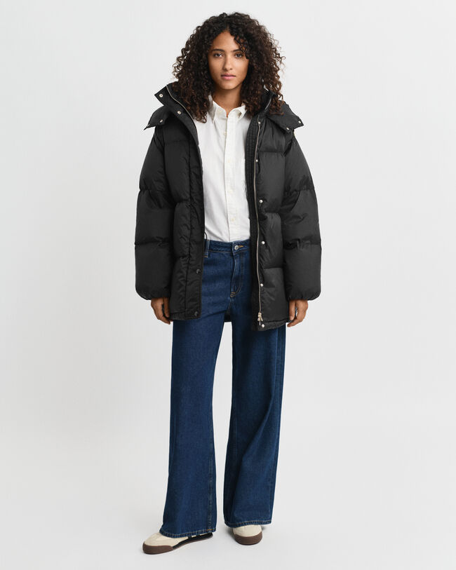 Doudoune mi-longue en duvet