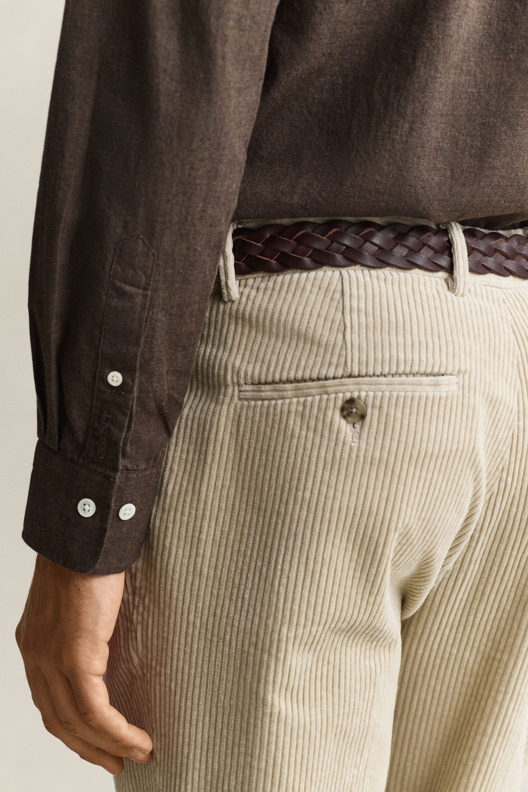 Chemise en coton et cachemire