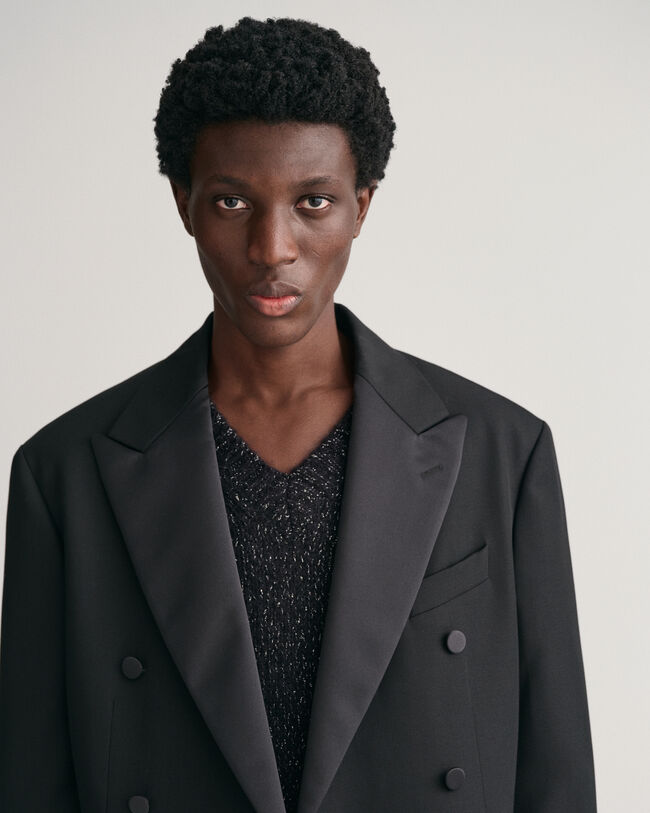 Veste blazer de costume Tuxedo à boutonnage double