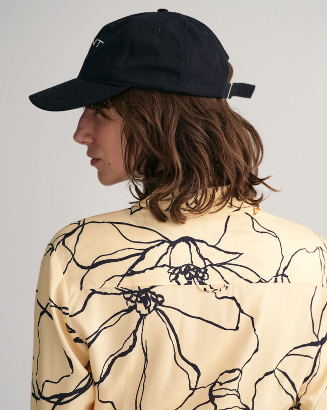 Robe-chemise à motif Line Drawing