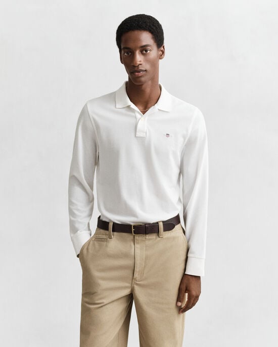 Polo Rugger en coton piqué Shield