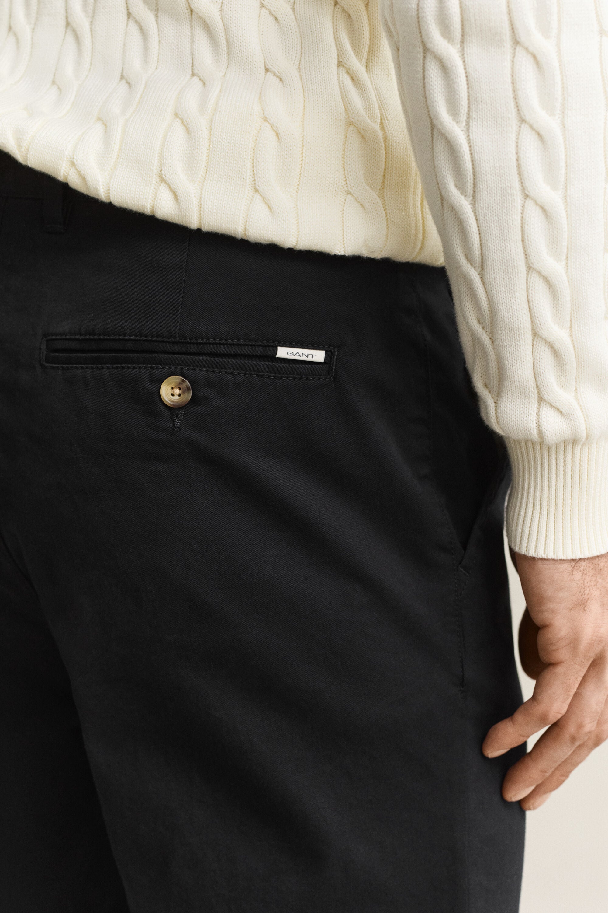 Pantalon chino slim classique