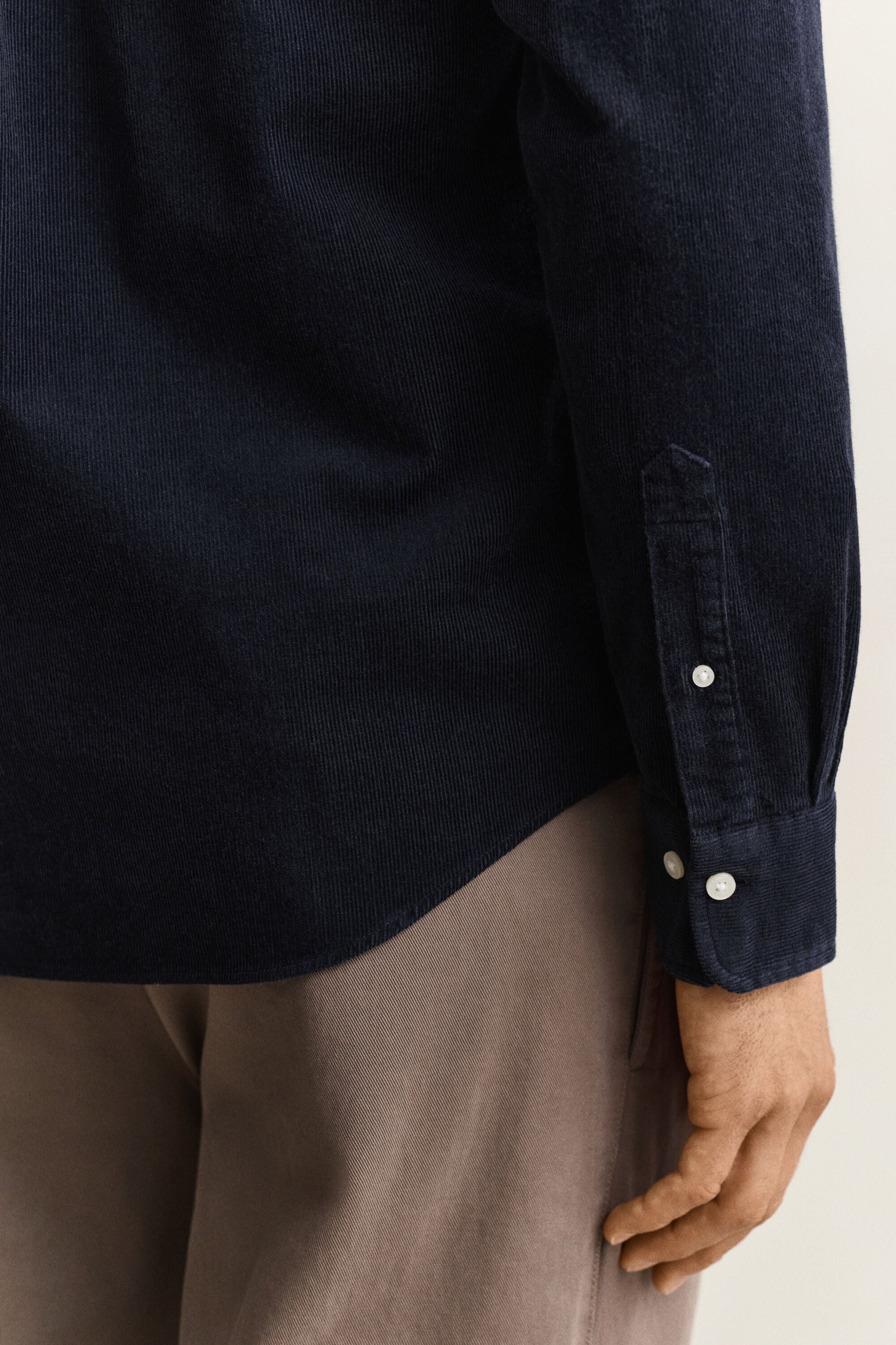 Chemise en velours côtelé