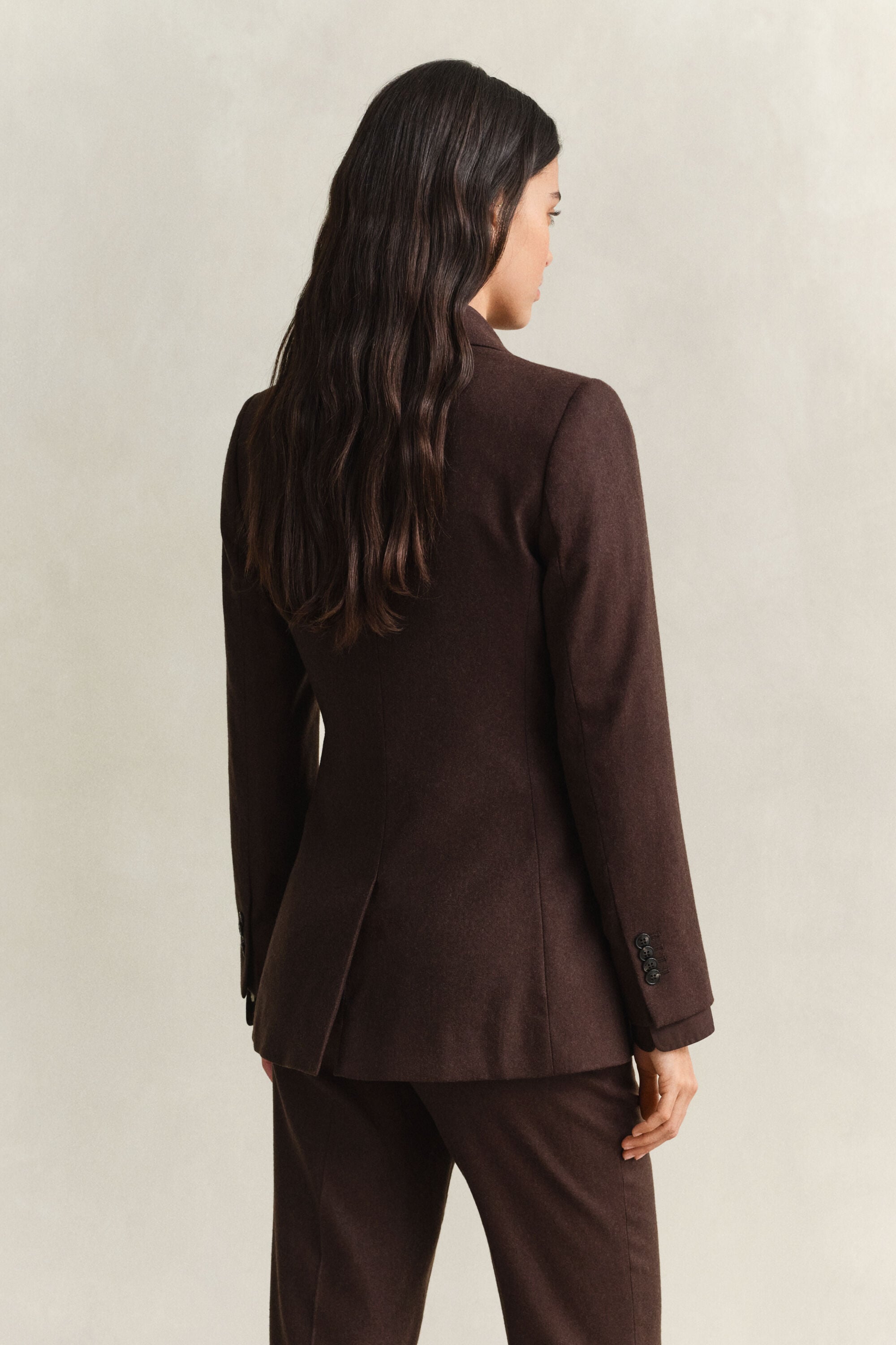 Veste blazer en flanelle