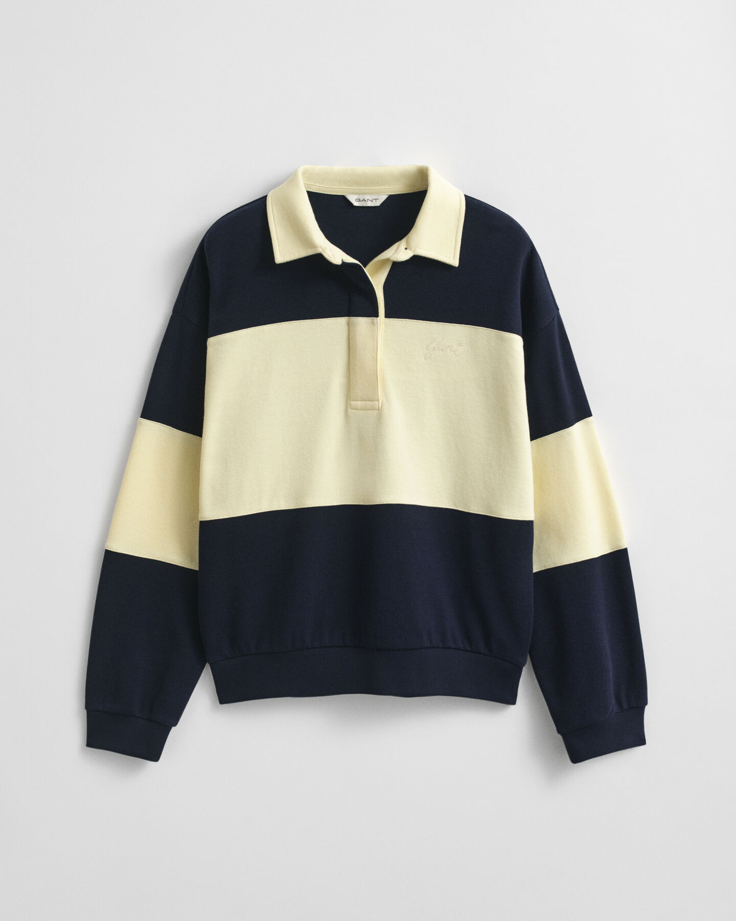 Rugger en piqué texturé à colour-block