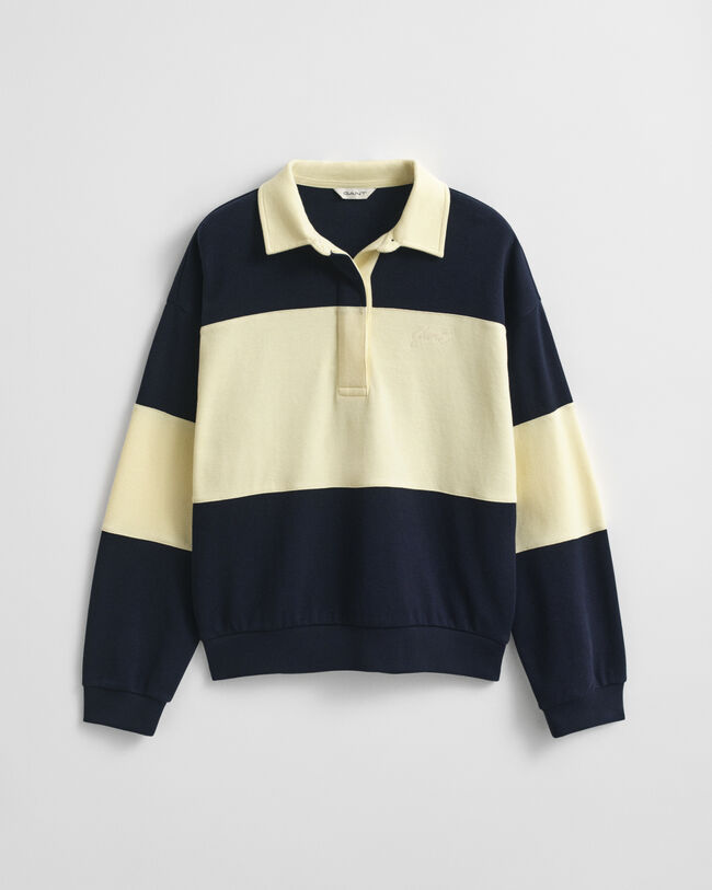 Rugger en piqué texturé à colour-block