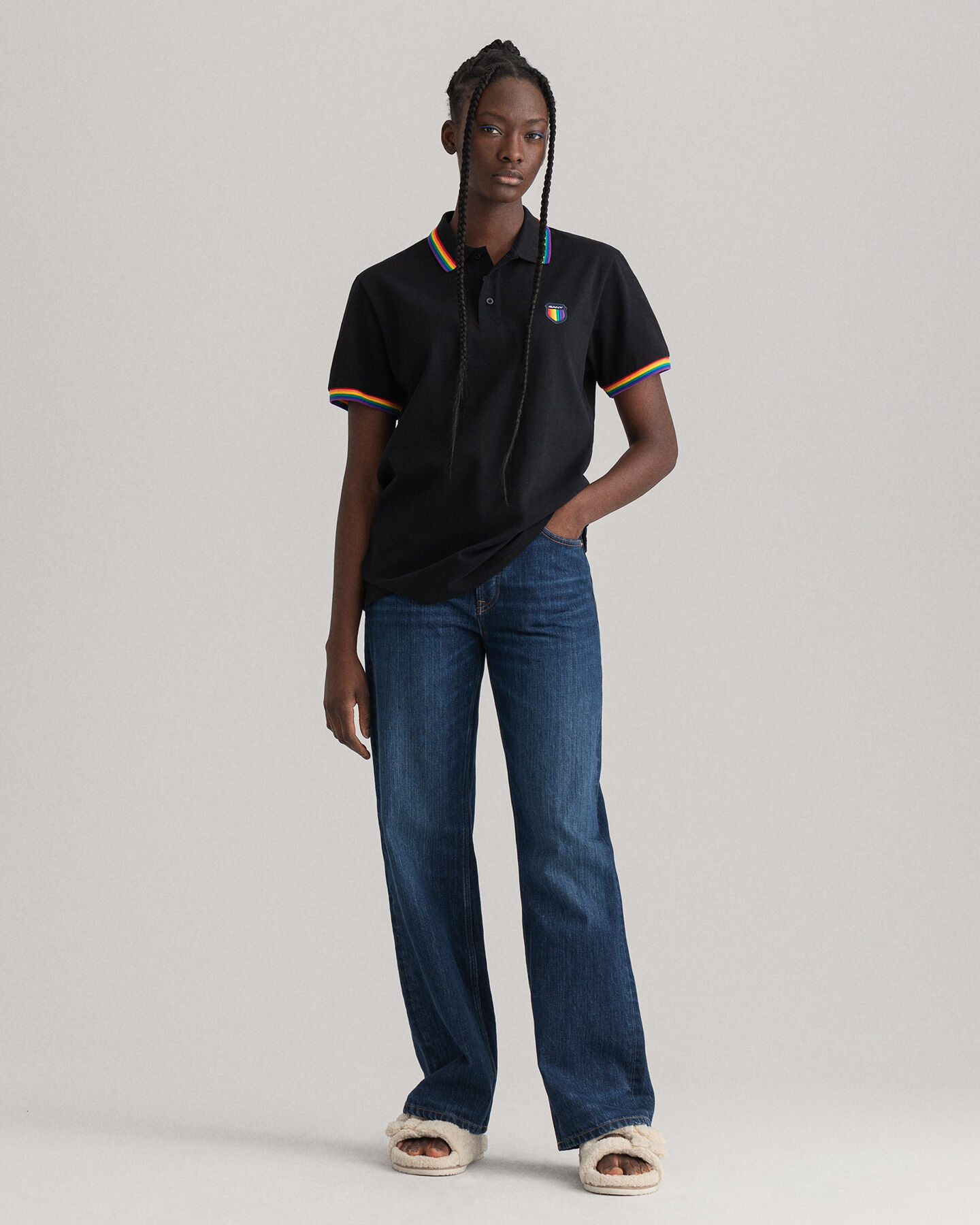 Polo en coton piqu&eacute; Pride