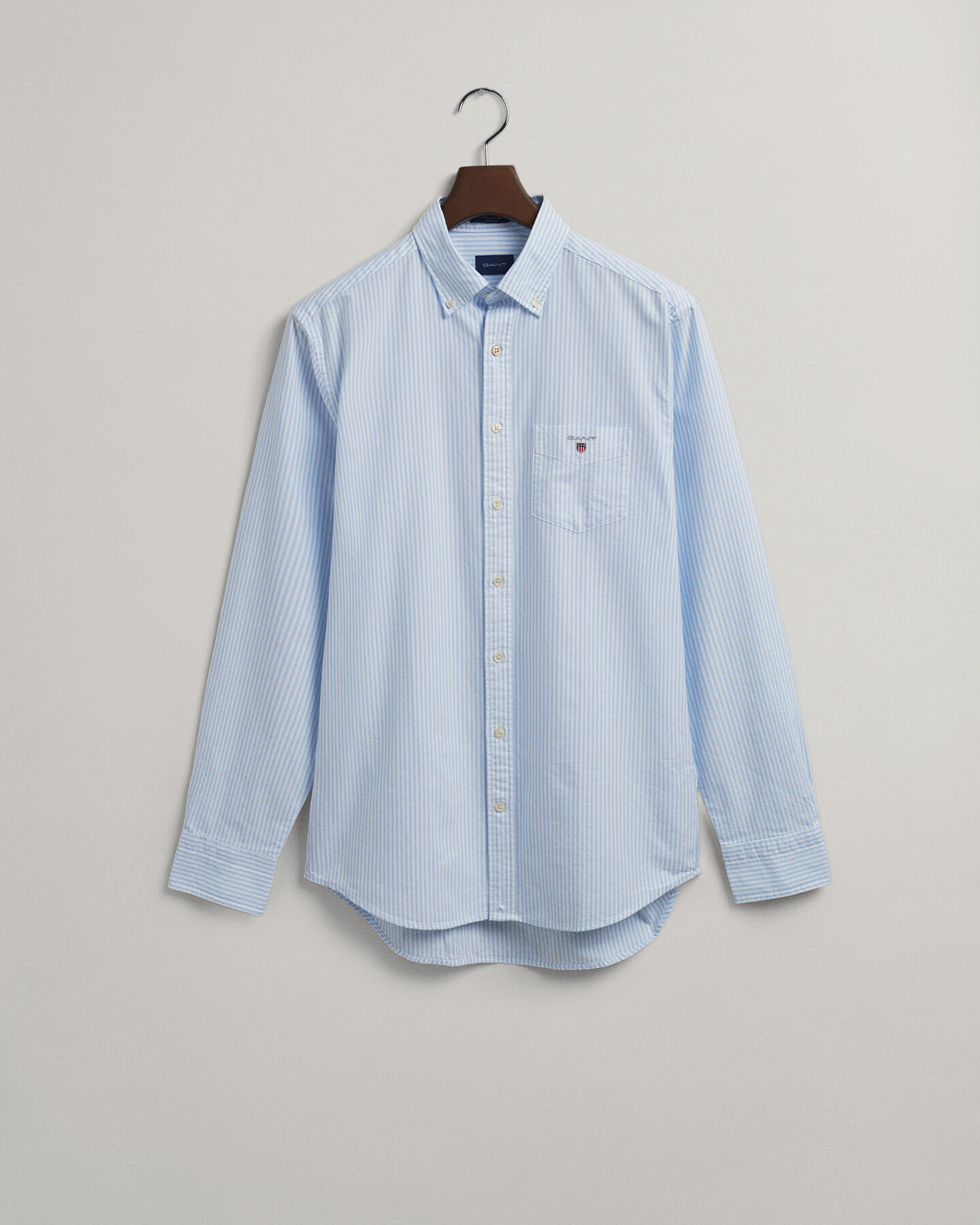 Chemise regular fit en coton Oxford &agrave; rayures Banker