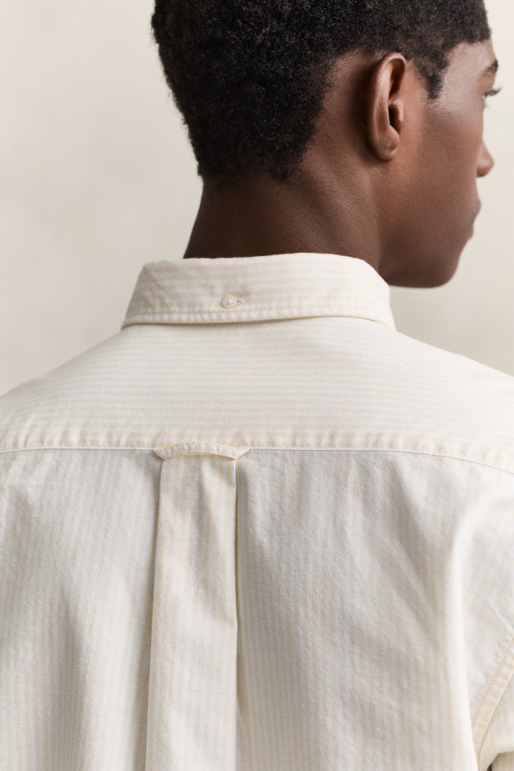Chemise en coton Oxford classique à rayures Banker