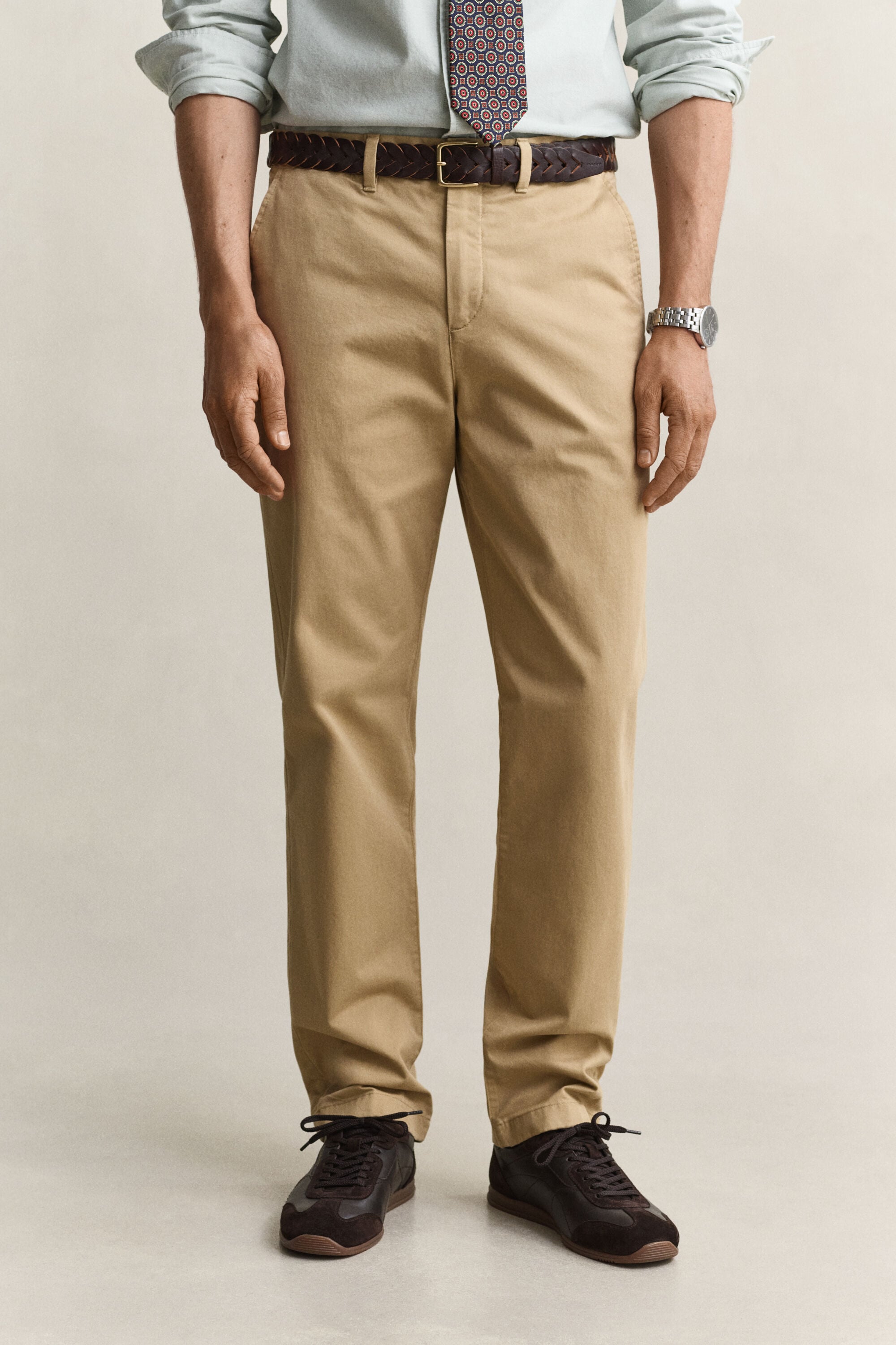 Pantalon chino classique coupe regular