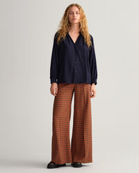 Chemisier &agrave; col droit