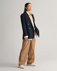 Pull ras du cou en coton Color Blocked