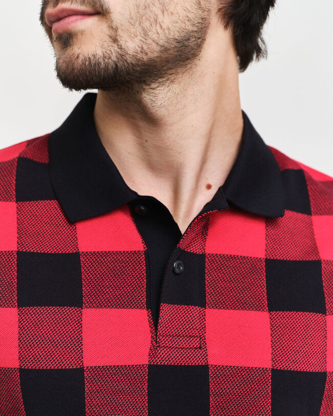 Polo en jacquard