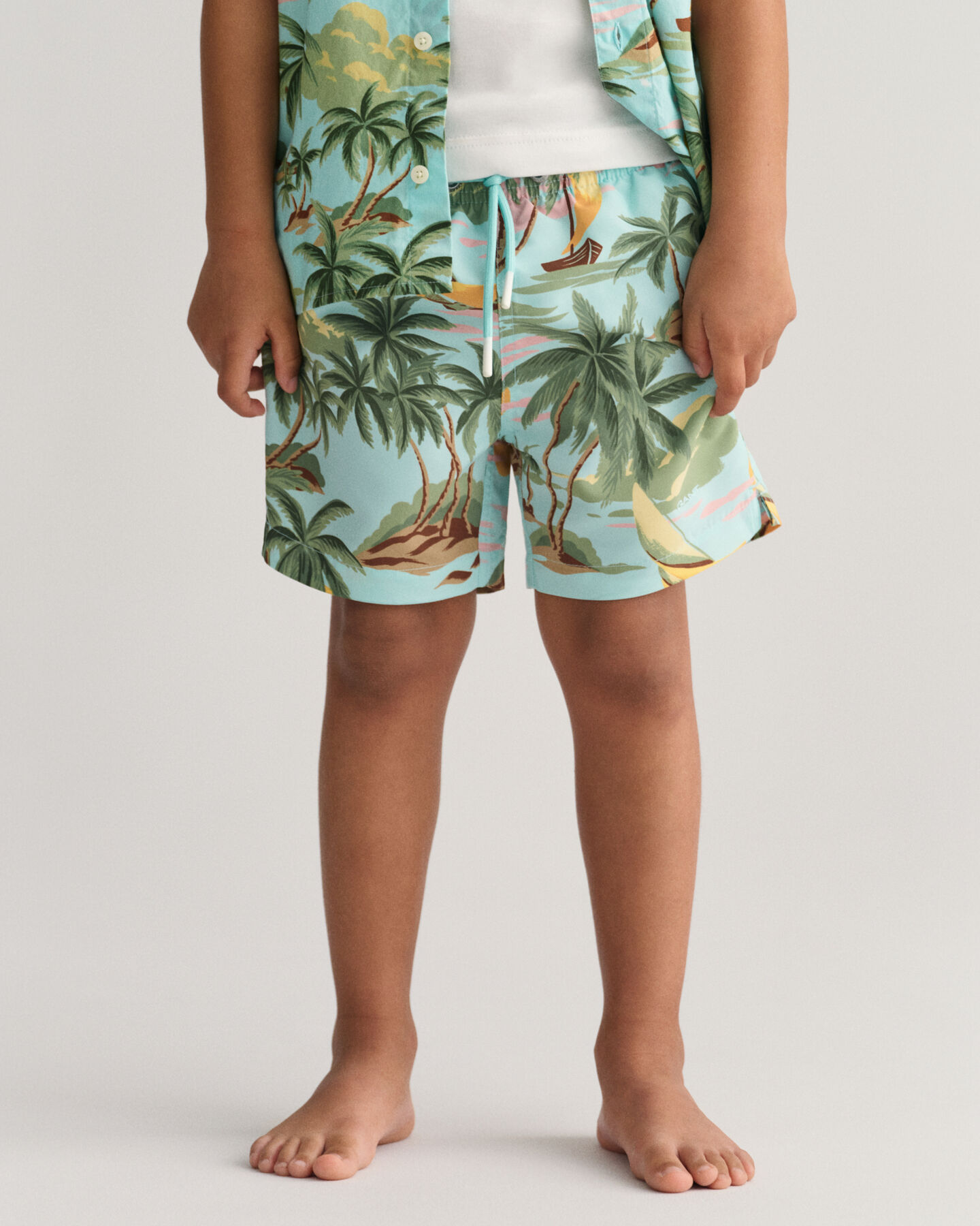 Short de bain &agrave; imprim&eacute; Hawaiian Boys
