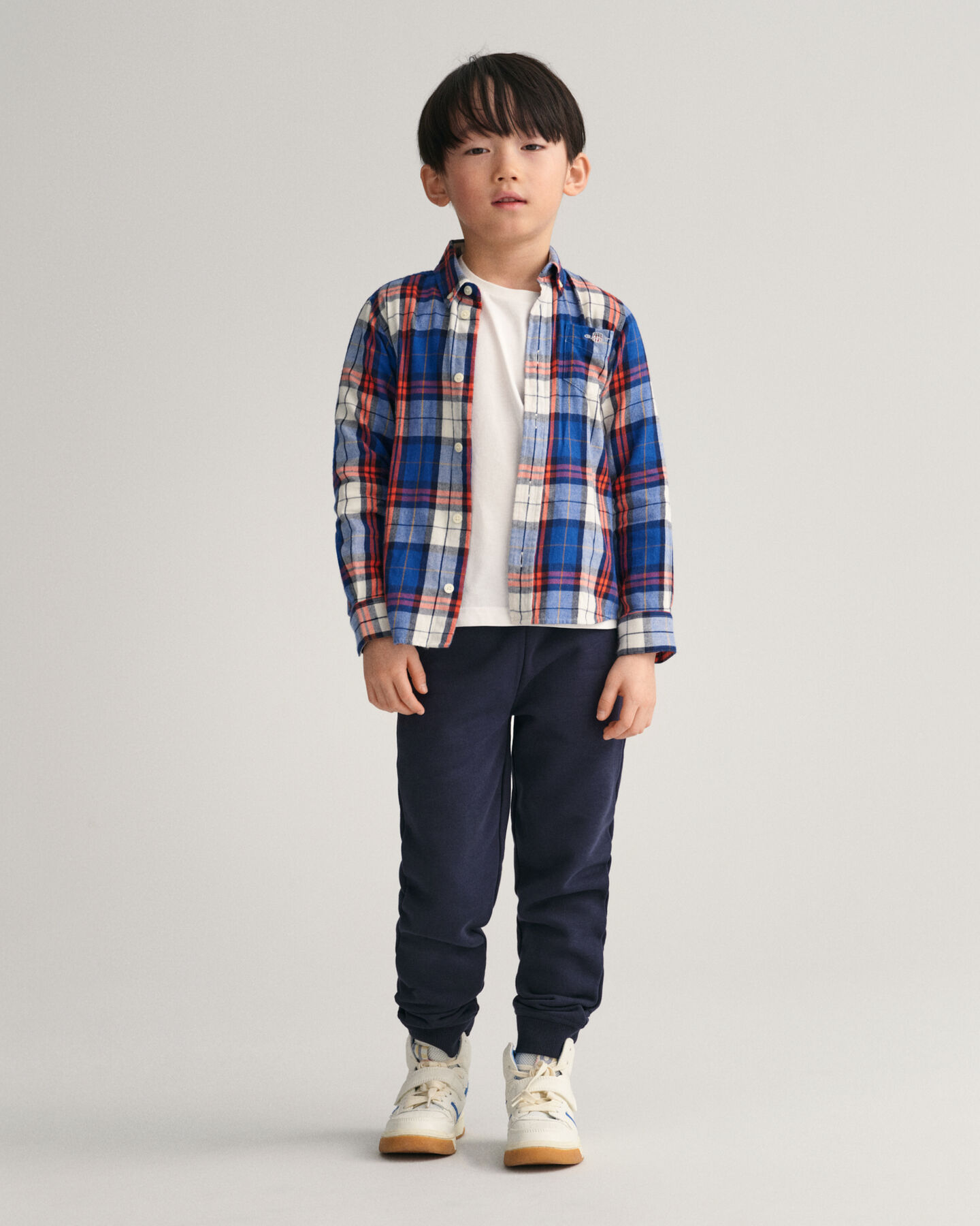 Chemise regular fit en flanelle à carreaux Kids