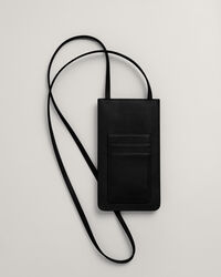 Pochette tour de cou en cuir