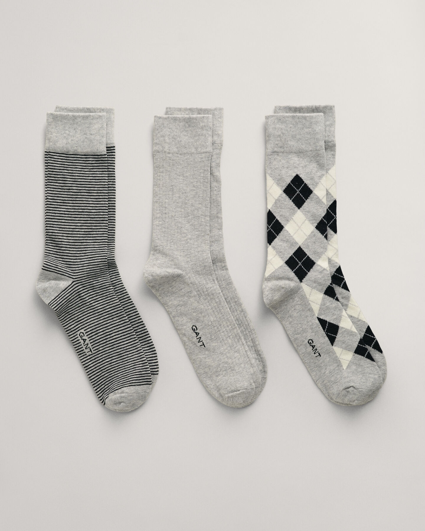 Lot de 3&nbsp;paires de chaussettes Argyle