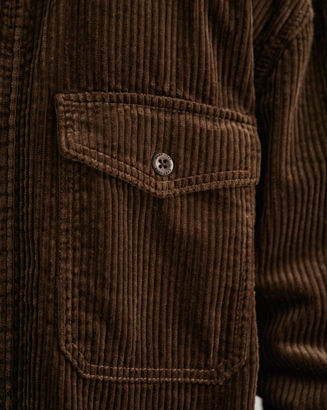 Surchemise en velours côtelé