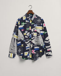 Chemise relaxed fit Sailing Print