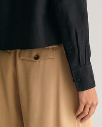 Chemise relaxed fit courte en lin