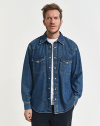 Chemise coupe décontractée en denim Rodeo