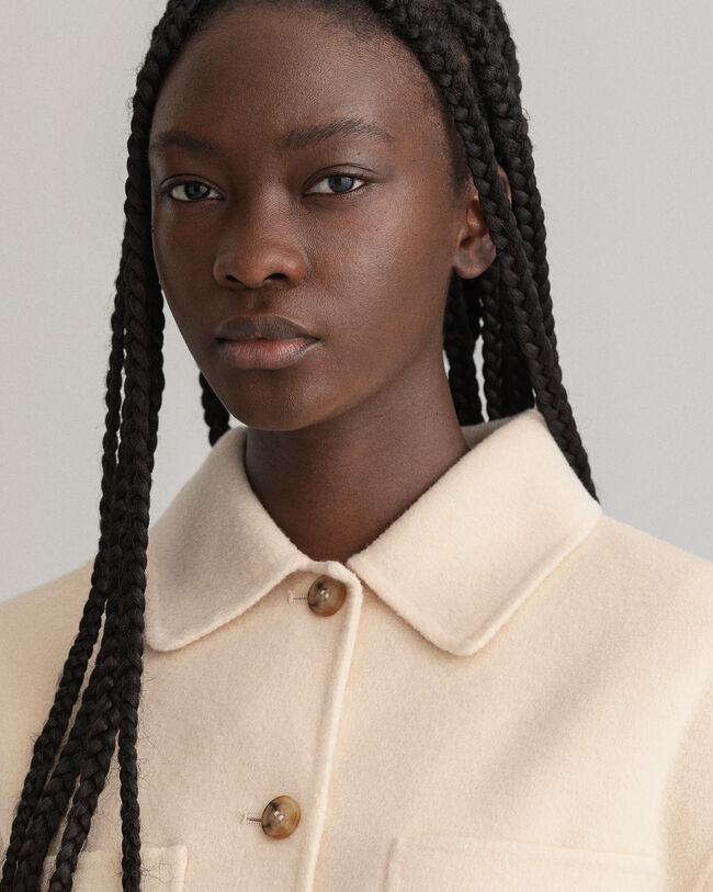 Veste-chemise cousue main