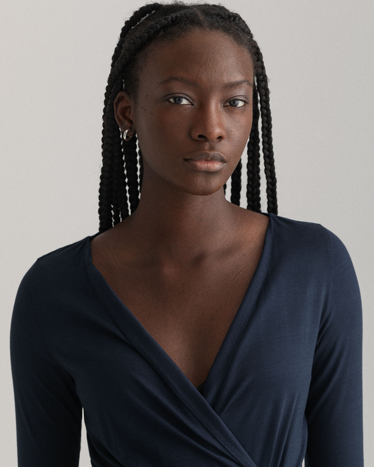 Robe portefeuille en jersey