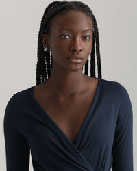 Robe portefeuille en jersey