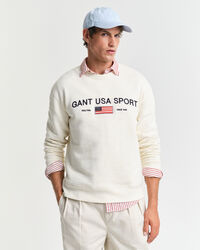 Sweat-shirt col rond avec logo