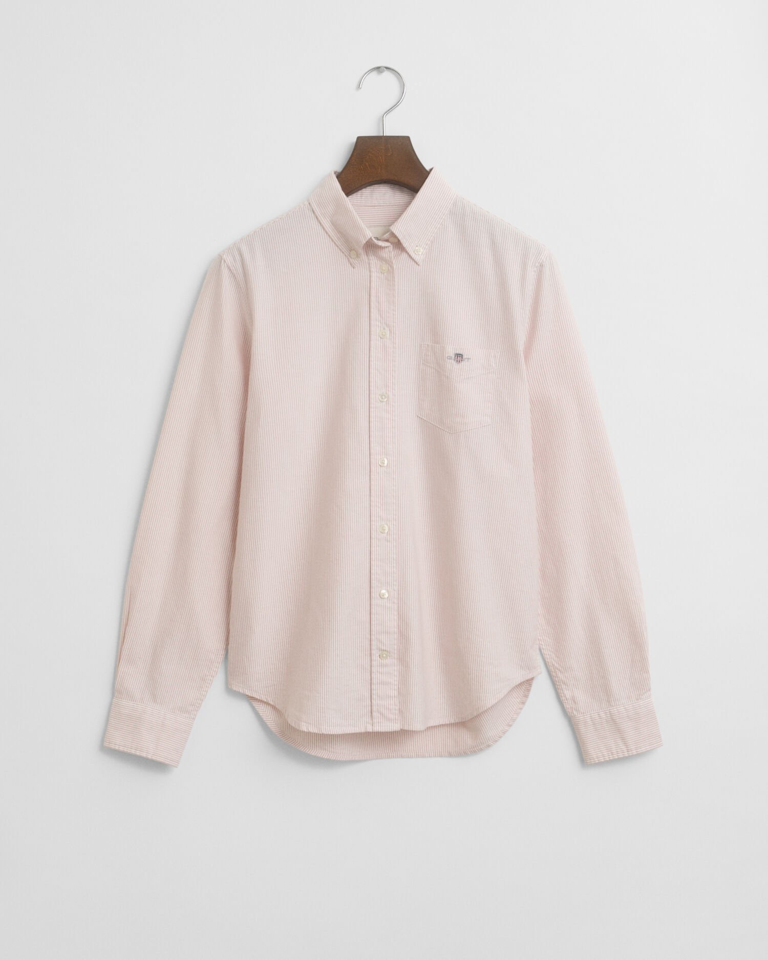 Chemise coupe regular classique en coton Oxford à rayures