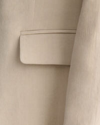 Veste blazer en lin stretch regular fit