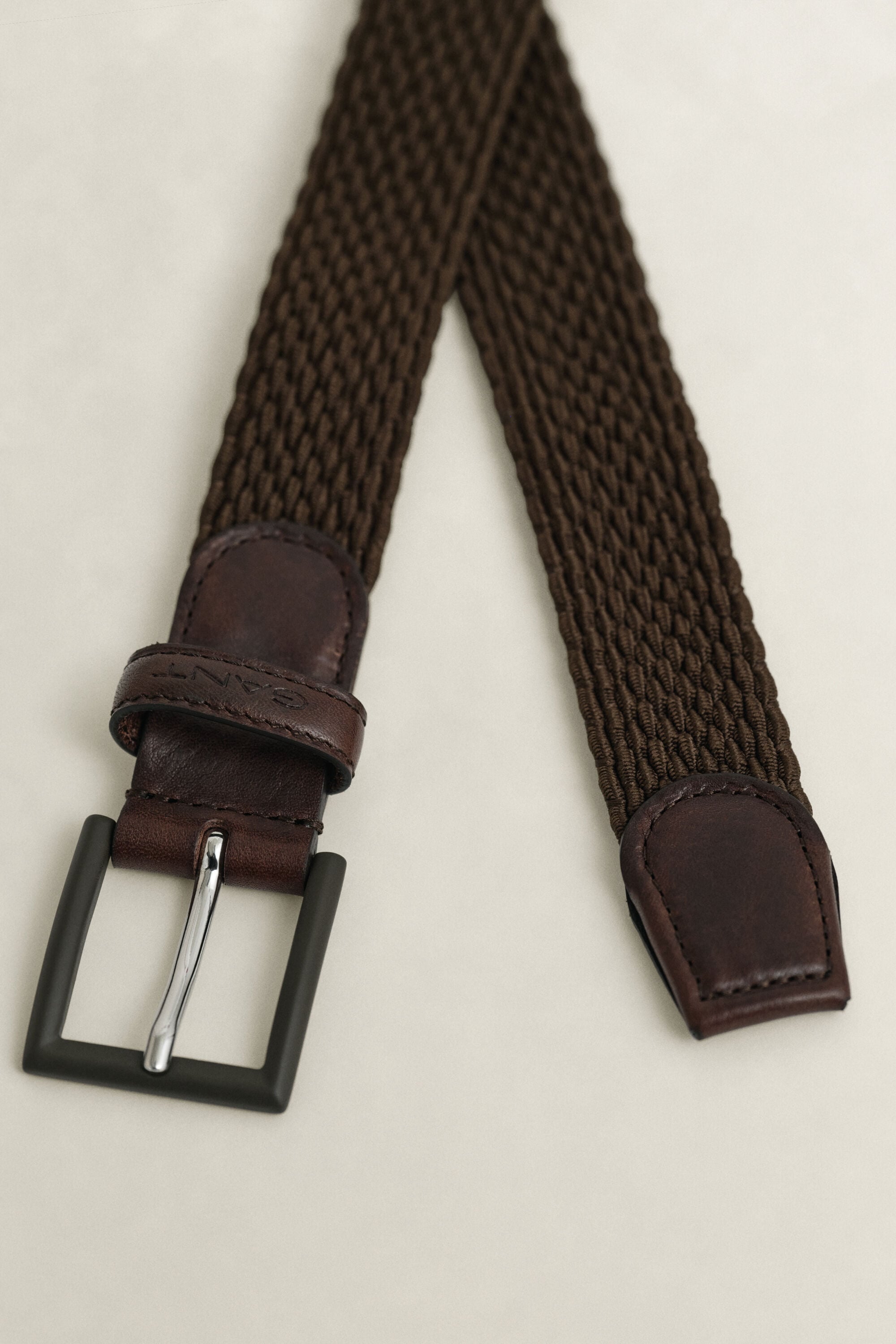 Ceinture tressée ton sur ton