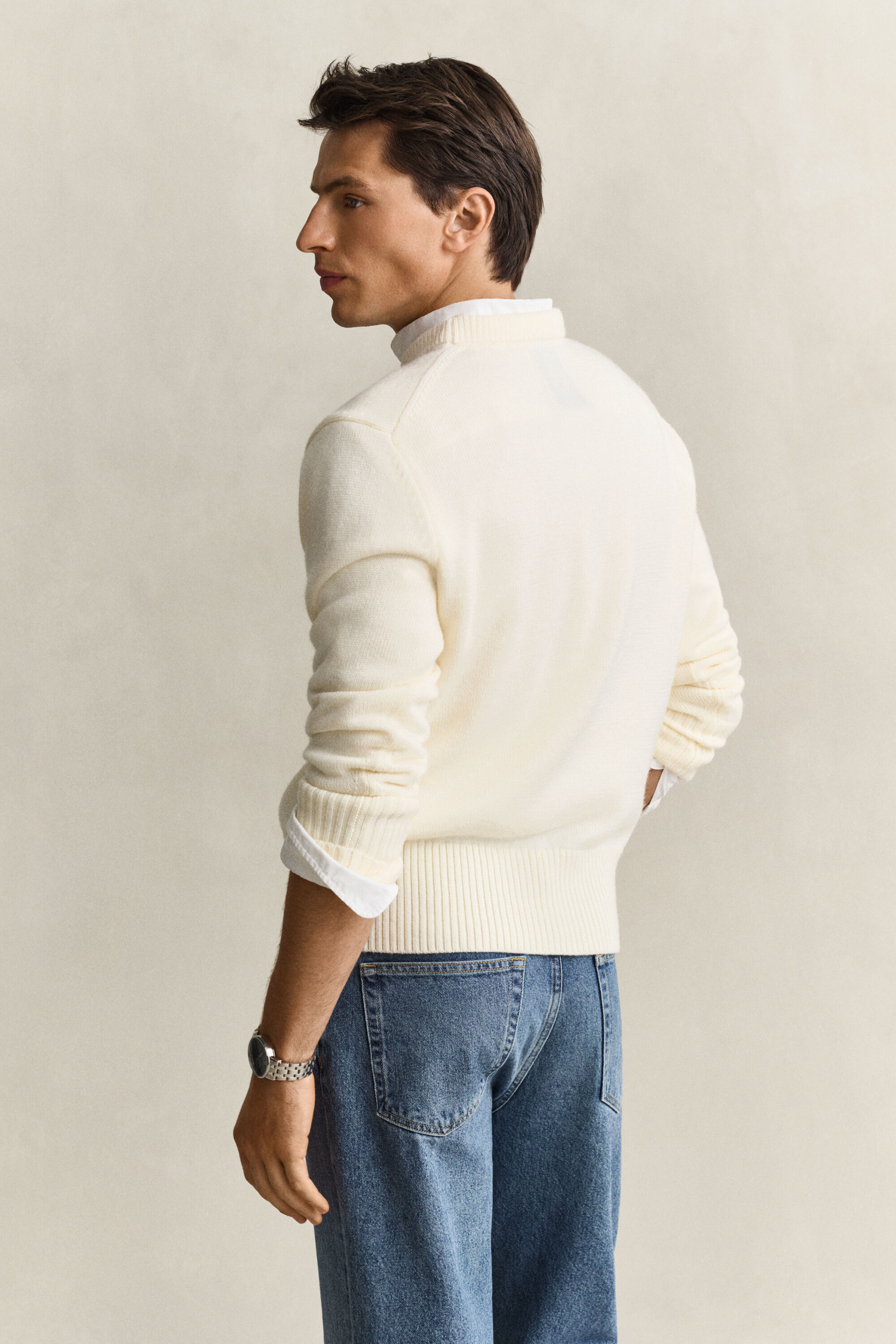 Pull en laine mérinos Gant x Yale