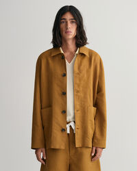 Veste en coton et lin