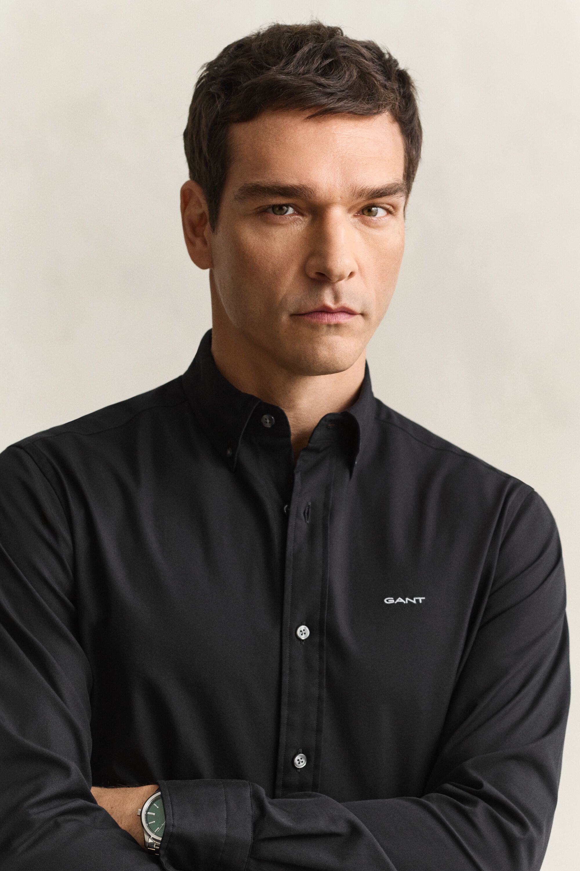 Chemise coupe regular en coton Oxford Pinpoint