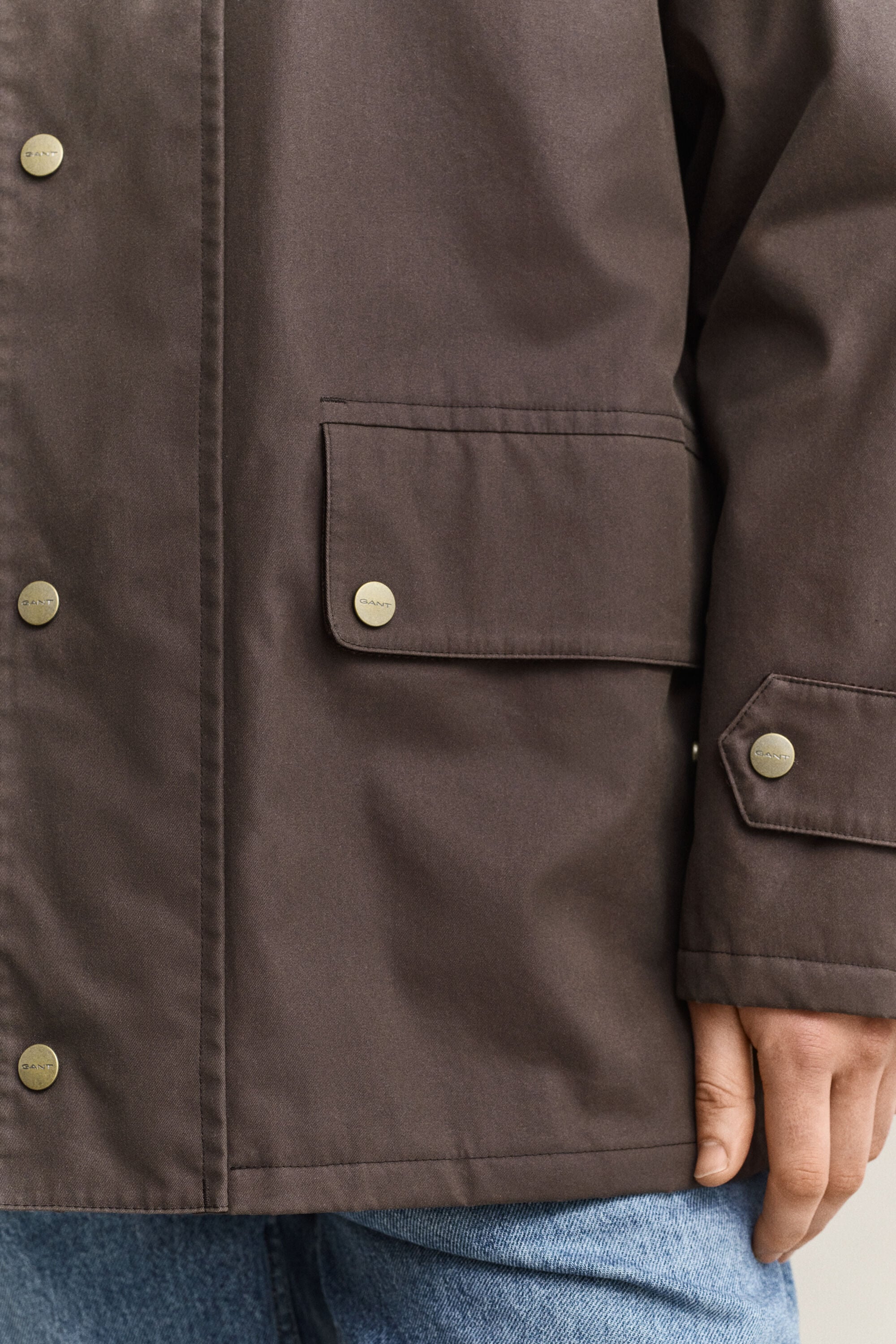 Veste cavalière cirée
