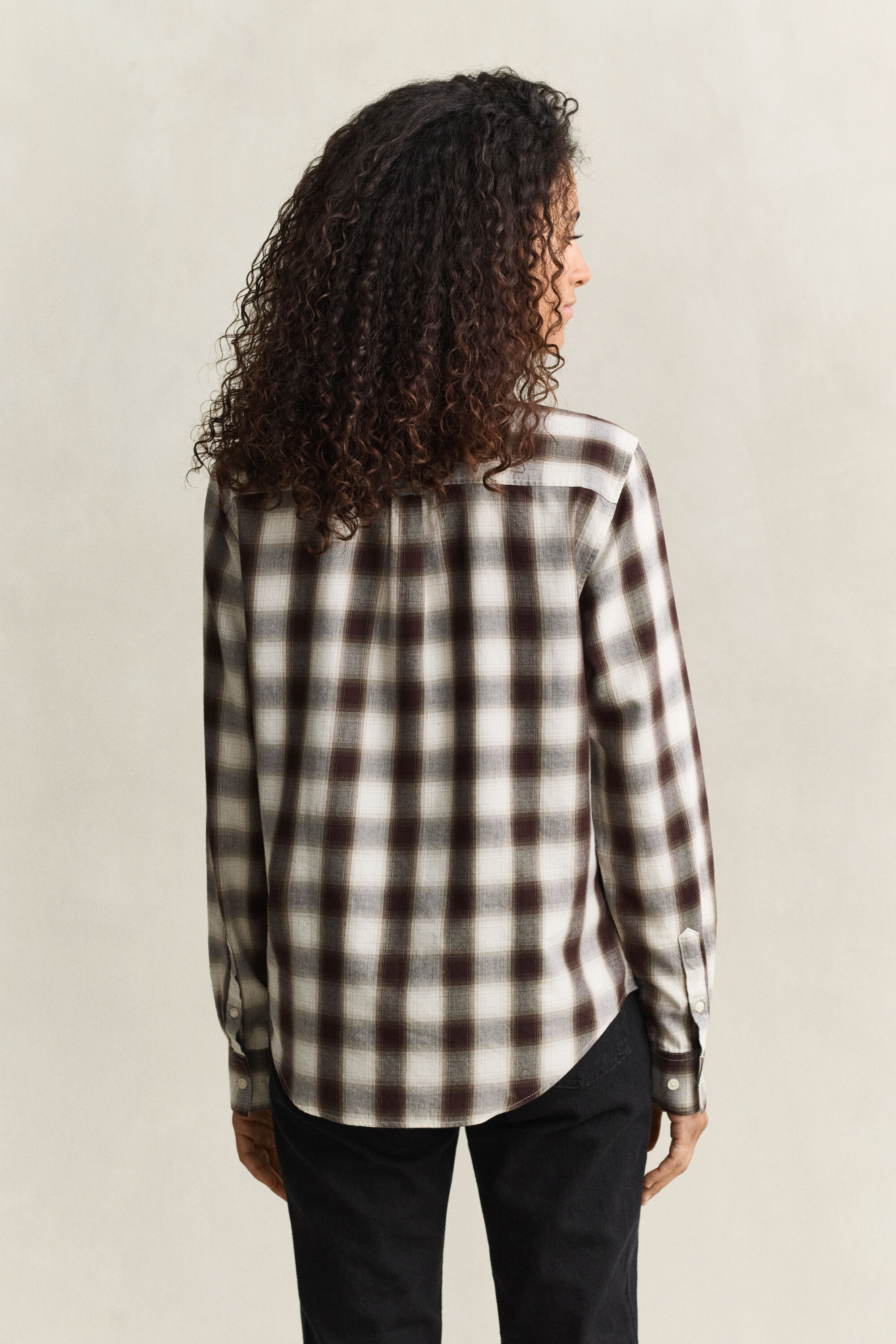 Chemise regular en flanelle